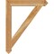 Ekena Millwork Traditional Arts & Crafts Rough Sawn Bracket, Western Red Cedar, 4"W x 30"D x 38"H BKT04X30X38TRA03RWR - alternate 4